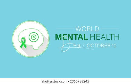 World Mental Health Day Highlights Advocacy, Understanding, and Support for Global Emotional Resilience. Vector Illustration Template.