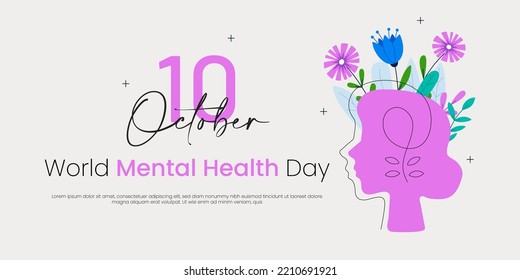 El Día Mundial de la Salud Mental se celebra cada año el 10 de octubre. Una enfermedad mental es un problema de salud que afecta significativamente a la forma en que una persona se siente e interactúa con otras personas.