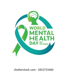 World Mental Health Day Vector Illustration Stock Vector (Royalty Free ...