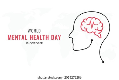 
World Mental Health Day, Vector illustration design.
