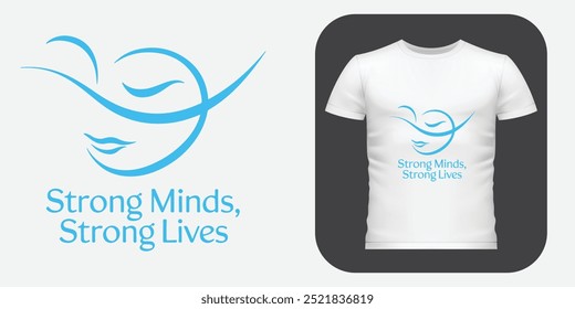World Mental Health Day Vector Art T-Shirt Design