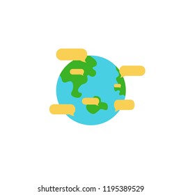 World messages exchange. News on earth. Global communication