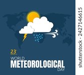 World Meteorological Day is an annual event on March 23rd that commemorates the establishment of the World Meteorological Organization (WMO).