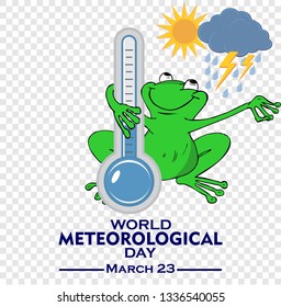 world meteorological day vector illustration