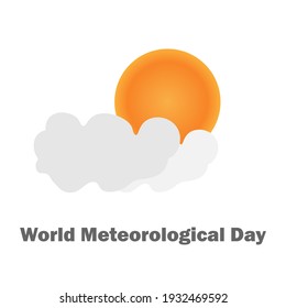World Meteorological Day, Vector Illustration.