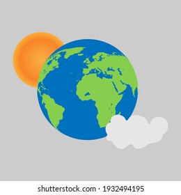 World Meteorological Day, Vector Illustration.