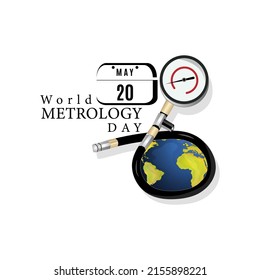 concepto del día mundial de la metrología. diseño de banner web. vector de ilustración