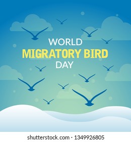 World Migratory Bird Day Illustration