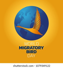 World Migratory Bird Day, vector illustration