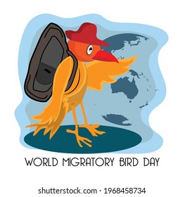 world migratory bird day web banner design. illustration vector