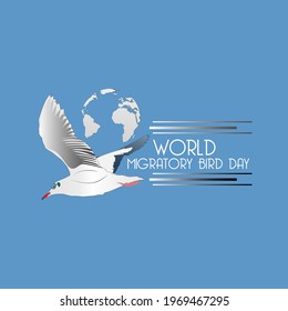 world migratory bird day web banner design.illustration vector