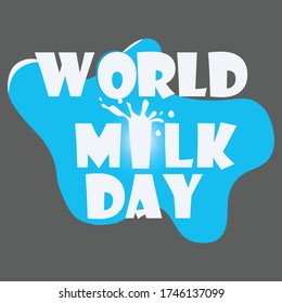 Día Mundial del MilK - unidad vectorial