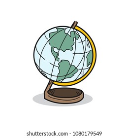World model illustration on a white background