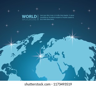 World modern background