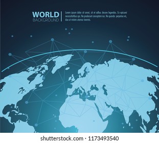 World modern background