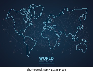 World modern background