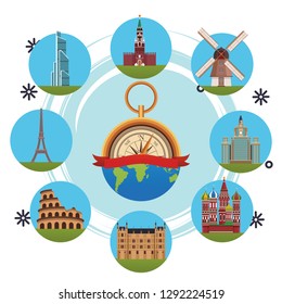 world monuments icon