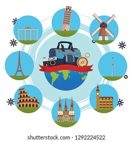 world monuments icon