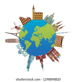 world monuments icon