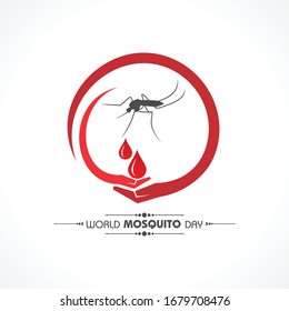 World Mosquito Day Design With Elegant Background
