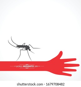 World Mosquito Day Design With Elegant Background
