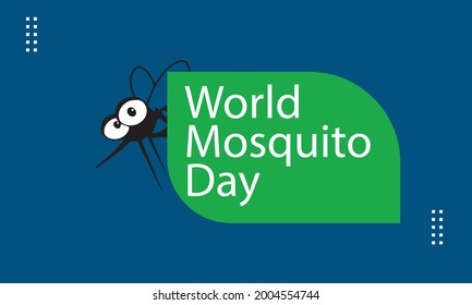 World Mosquito Day vector template