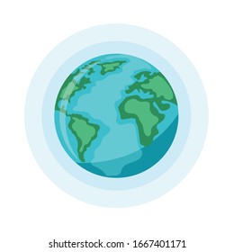 World Mother's Day vector, Earth cartoon