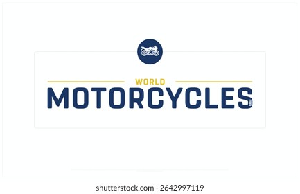 World Motorcycles Day design on white background, Typographic Design of World Motorcycles Day, Vector Design of World Motorcycles Day, World Motorcycles Day