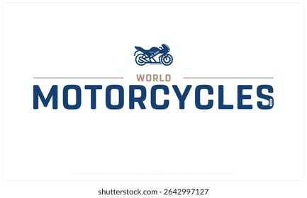 World Motorcycles Day design on white background, Typographic Design of World Motorcycles Day, Vector Design of World Motorcycles Day, World Motorcycles Day