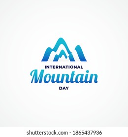 Ilustración de la plantilla de diseño del Día Mundial de las Montañas