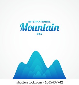 World Mountain Day Design Template Illustration