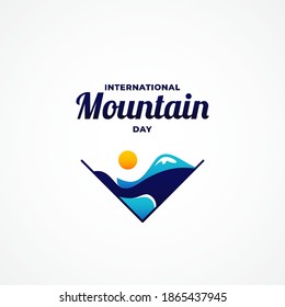 World Mountain Day Design Template Illustration