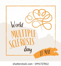 World MS Day Concept. Multiple Sclerosis Treatment