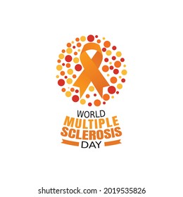 World Multiple Sclerosis Day Vector Illustration. Suitable for greeting card poster and banner.