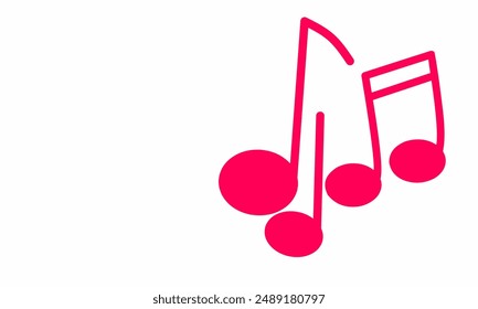 World music day Background with musical notes and Copy Space Area. Suitable for placement in content with a similar theme.