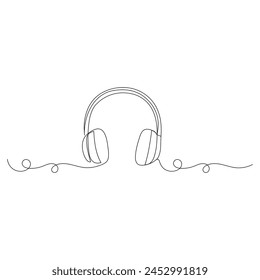
World music day  continuous one line drawing of outline vector illustration
