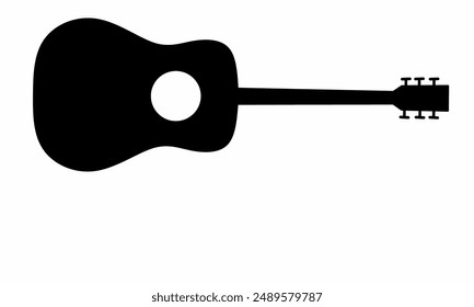 world music day guitar silhouette vector, music holiday, world music day banner background, world music day