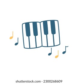 world music day with instruments illustration