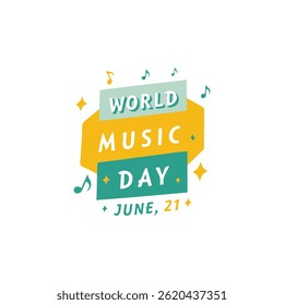 World music day logo  template
