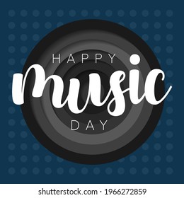 World Music day is observed every year in June. it is the art of arranging sounds in time to produce a composition through the elements of melody, harmony, rhythm, and timbre. Vector illustration.