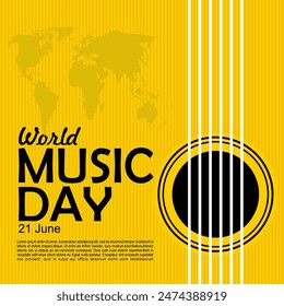 World Music Day, Poster and banner