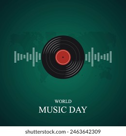 World Music Day social media post World Music Day poster illustration