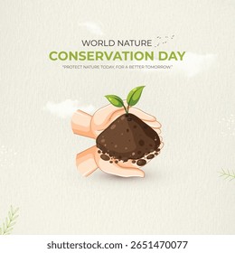 World Nature Conservation Day concept. Green World Map- 3D tree or forest shape of world map, Green Planet Earth Day or Environment day Concept. World Forestry Day.