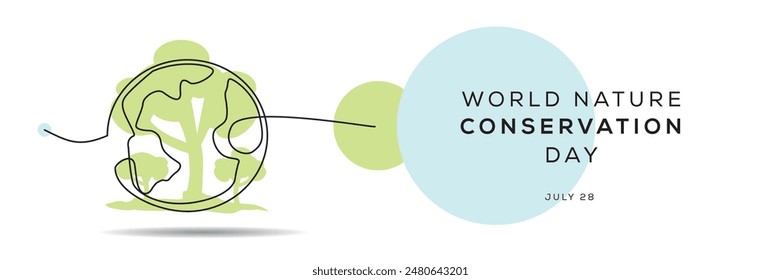 World Nature Conservation Day, held on 28 July.