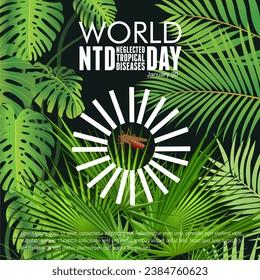 World Neglected Tropical Diseases Day vector illustration