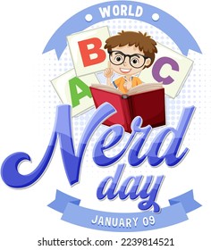 Design-Illustration für World Nerds-Banner