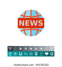 World news icon
