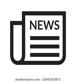 Diseño de iconos de noticias mundiales e ilustración vectorial.