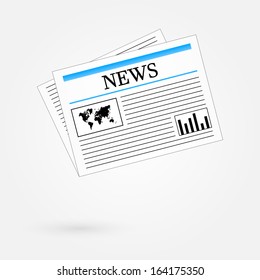 World News Newspaper Vector