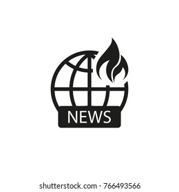 world news vector icon